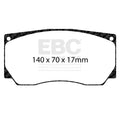 EBC DP8085.26SR21 SR-21 Racing Brake Pad Set - Alcon TPCCAR20 (4420) D61 Sintered