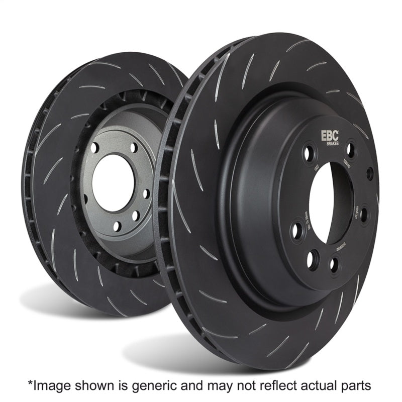 EBC SG7598 Racing SG Series Swept Groove One-Piece Rear Brake Rotor Set - 2011-2021 Jeep Grand Cherokee SRT-8