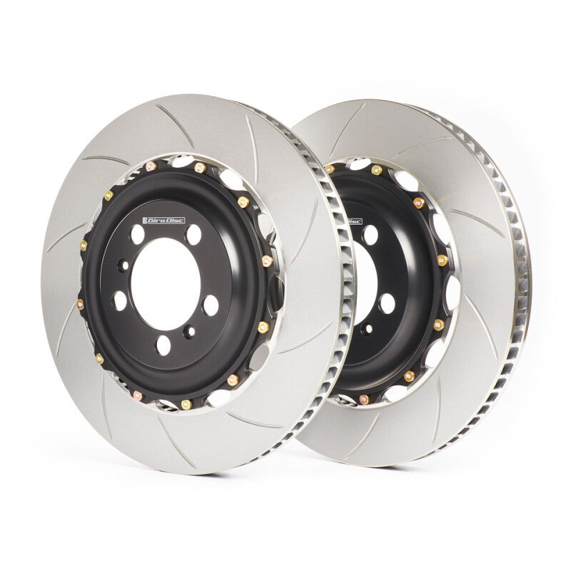GiroDisc A2-091 350mm x 22mm Slotted Rear Rotors - 2013-2014 Ford Mustang Shelby GT500 (S197)