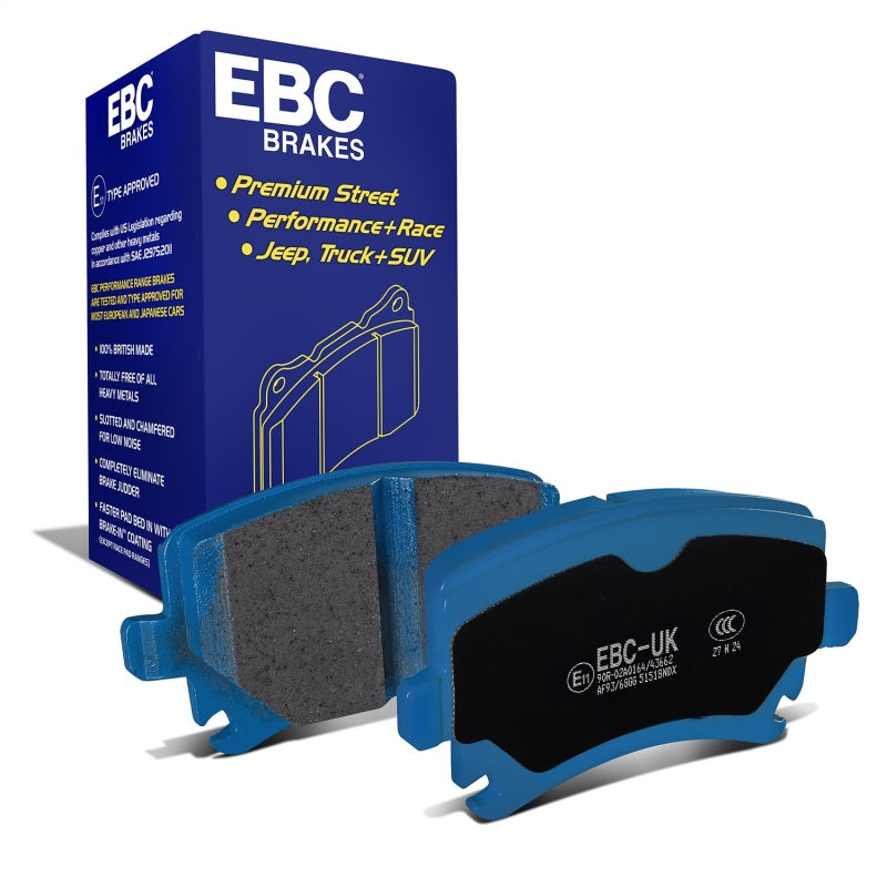 EBC Bluestuff NDX Rear Brake Pads DP51518NDX - 2005-2008 Audi A4 2.0L Turbo