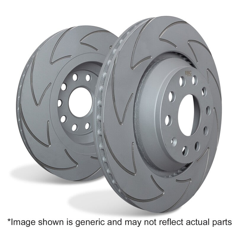 EBC BSD V-Slot Rear Brake Rotors - 2006-2011 Dodge Ram 1500 Mega Cab 2WD