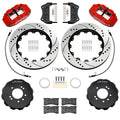 Wilwood 140-18258-DR Front Big Brake Kit, Red Superlite 6R, 14.00in Drilled and Slotted Rotors - 1999-2002 Nissan Skyline