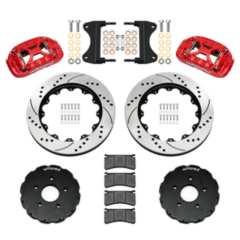 Wilwood Forged XRS6R Front Big Brake Kit 14.00in SRP Rotor Red - 2014-2019 Chevrolet Corvette C7 (140-18534-DR)