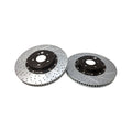 Baer 2261042 EradiSpeed+ Front 2-Piece Slotted, Drilled and Zinc-Plated Brake Rotors - 2015-2023 Ford Mustang GT with OE Performance Package