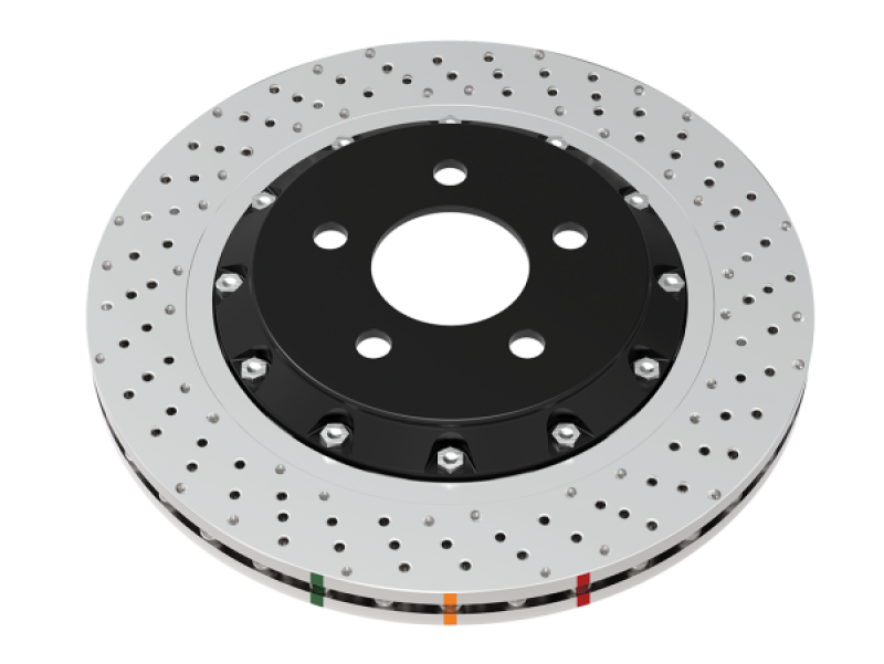 DBA DBA52844.1WXD 5000 Series Drilled and Dimpled Front Brake Ring - Audi RS3