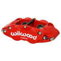 Wilwood Superlite FNSL4R-DS Dust-Seal Four-Piston Caliper, Red, 1.10in Rotor