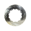 Baer Brakes 6910144 11.9 x 1.28 in 2-Piece Left-Hand Replacement Rotor Ring - Slotted, Drilled, Zinc
