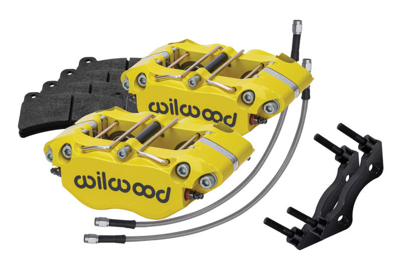 Wilwood Dynapro Rear Brake Caliper Kit Yellow - 1969-1983 Porsche 911