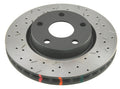 DBA 4000 XD Series Rear Cross-Drilled/Dimpled Rotor - 2020 Chevrolet Corvette C8 Z51