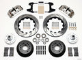 Wilwood Narrow Superlite 6R Front Kit 14.00in Drilled and Polished - Ford Mustang II 1974-1980, Disc Spindle (140-9802-DP)