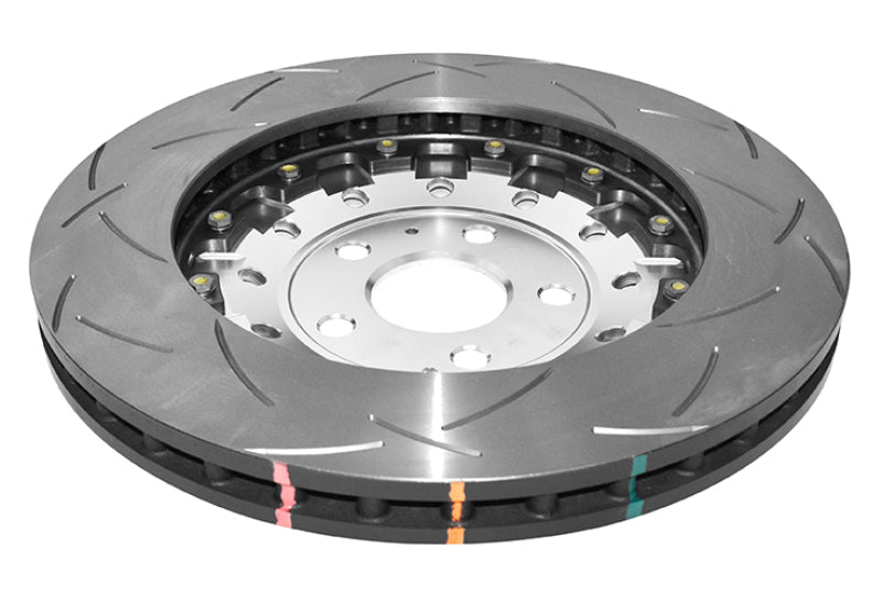 DBA 5000 Series T3 Front Slotted Rotor Silver Hat 370mm DBA52842SLVS - 2012-2013 Audi TT RS Quattro