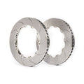 GiroDisc D1-179 Zinc Plated Slotted Front Rotor Ring Set - 2015+ Audi RS3 Sedan (8V, Includes Front CCM)