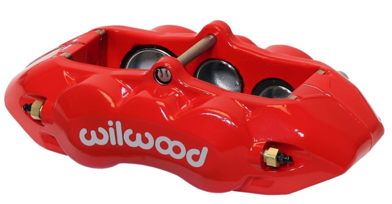Wilwood D8-6 Front Brake Caliper Left Hand Red 6-Piston - 1965-1982 Chevrolet Corvette
