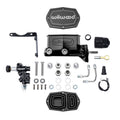 Wilwood Compact Tandem Aluminum Master Cylinder 261-17319-BK - 1.00in Bore, Black E-coat, Mopar