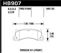 Hawk HP+ Front Brake Pad Set - 2012-2016 Porsche 911 Carrera S