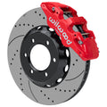 Wilwood AERO6 Front Big Brake Kit 15.00in SRP Rotors Red Calipers 6-Lug - 1971-1991 Blazer (140-18157-DR)