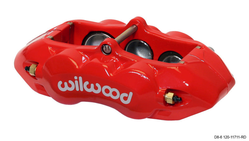 Wilwood D8-6 Front Brake Caliper Right Hand Red 6-Piston - 1965-1982 Chevrolet Corvette