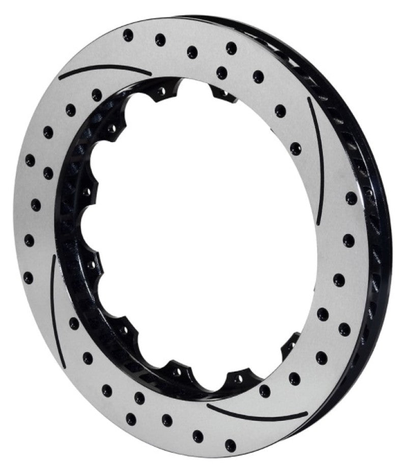 Wilwood SRP Drilled Rotor 160-9763-BK - 14.25 x 1.25in, 12 on 9.19in LH