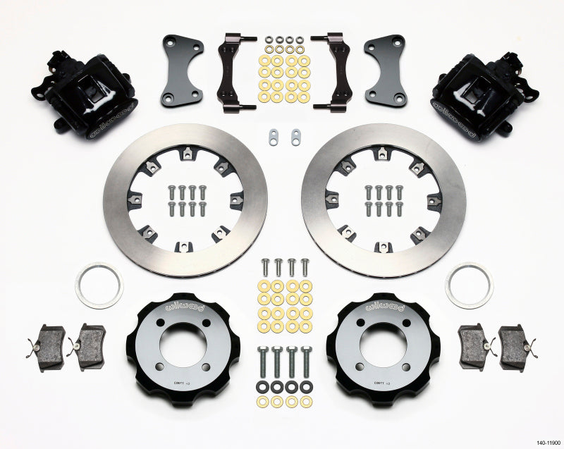 Wilwood Combination Parking Brake Rear Kit 140-11900 - 11.75 in Rotors, 2011 Ford Fiesta Rear