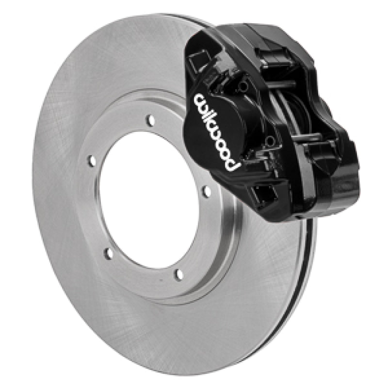Wilwood D31 140-17652 Front Brake Kit with Flex Lines - 1969-1974 Porsche 911, 11.10in Rotors, Black