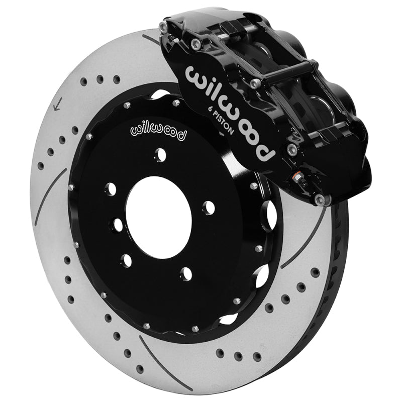 Wilwood Front Big Brake Kit - BMW E36 M3, 14.00in SRP Rotor, Drilled and Slotted (140-9300-D)