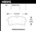 Hawk HPS 5.0 Street Rear Brake Pads HB915B.664 - 2016-2018 Porsche Macan