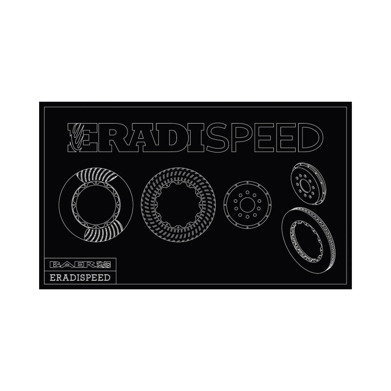 Baer 2301062 EradiSpeed+ Front SDZ 2-Piece Rotors for 2004-2007 Cadillac CTS-V