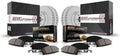 2016-2025 Honda Pilot Ridgeline Front and Rear Z17 Ceramic Geomet Coated Rotor Brake Kit - Power Stop