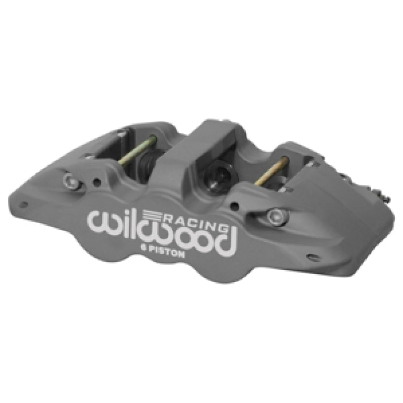 Wilwood AERO6 Right-Hand Caliper 120-13299 - 6-Piston 1.62/1.12/1.12in, 1.25in Rotor, .80in Pad, Anodized