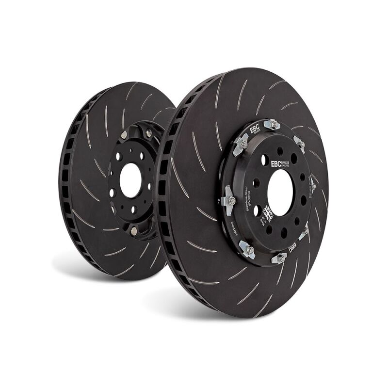 EBC Racing SG2F008 SG Racing 2-Piece Floating Front Rotors - 2005-2008 Audi RS4 (B7)