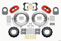 Wilwood 140-13329-R Forged Narrow Superlite 4R Front Big Brake Kit 14.00in Rotors, Red, with Lines - 1966-1975 Ford Bronco Dana 30/44