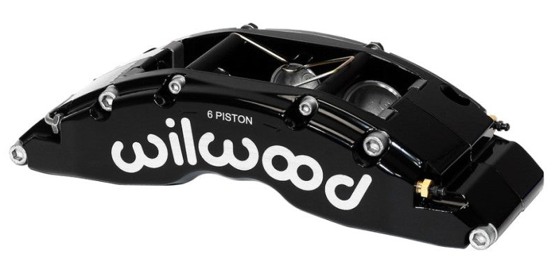Wilwood TC6R Radial Mount 6-Piston Rear Caliper 120-14319-RS - Right Side, Black, 1.38in Rotor