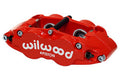 Wilwood Forged Narrow Superlite 4R Radial Mount Caliper 120-14056-RD - 1.38in Pistons, 1.10in Disc, Red