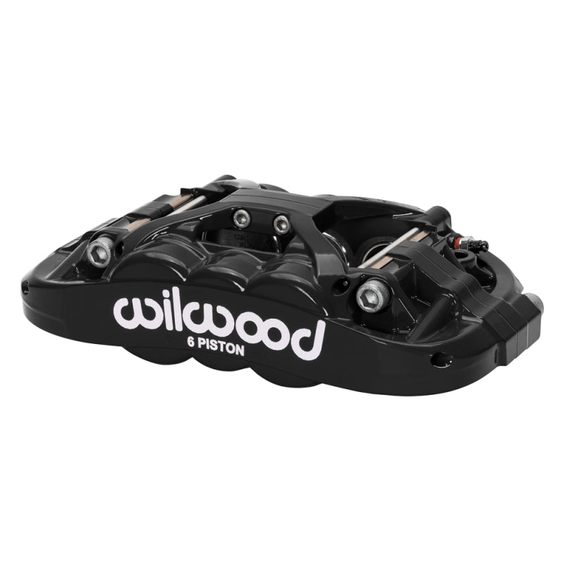 Wilwood XRS6R Caliper 120-17217-BK - Right-Hand, Black, 1.75/1.25/1.25 Pistons, 1.10 in Rotor
