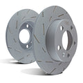 EBC USR Slotted Rear Brake Rotor Pair USR1284 - 2005-2014 Volkswagen Golf 2.5L with Girling Rear Caliper
