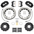Wilwood Superlite 6R Front Big Brake Kit 12.88in Slotted Rotors Flexlines Black - 1995-1998 Nissan Skyline