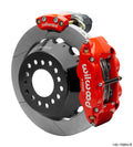 Wilwood 140-15844-R Dynapro Rear Brake Kit EPB FNSL 12.88in Rotors Red - Big Ford, New Style 2.50 Offset