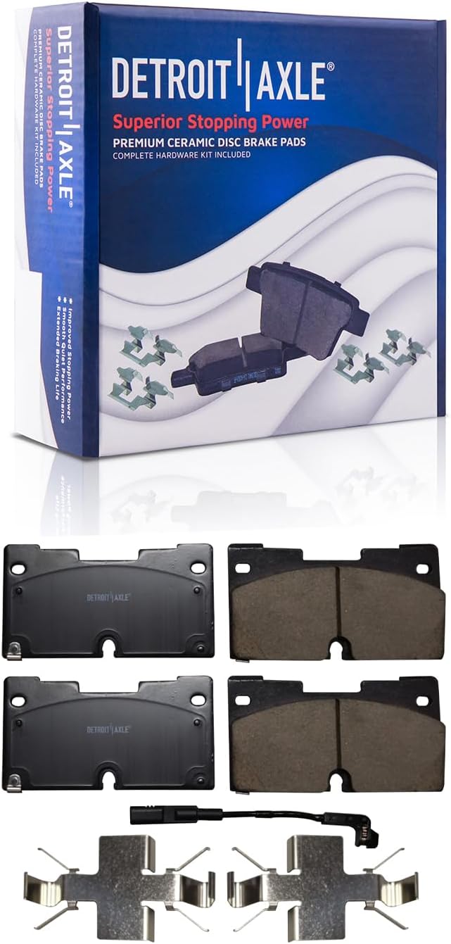 2019-2023 Chevrolet Silverado / GMC Sierra 1500 Front Ceramic Brake Pads - Detroit Axle