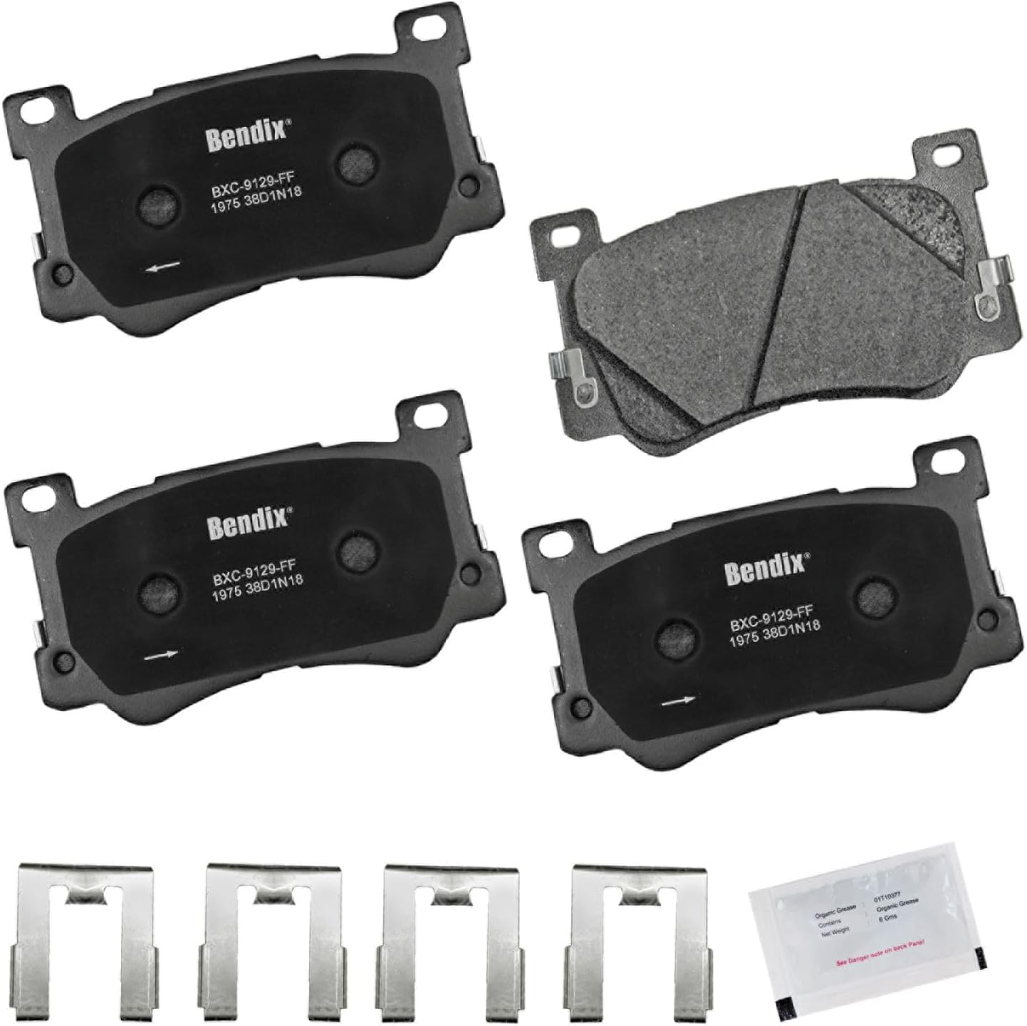 2017-2019 Genesis G90 Front Ceramic Brake Pads - Bendix