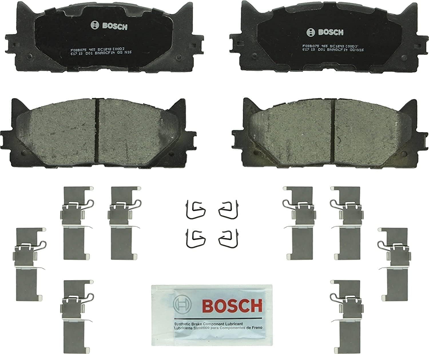 2007-2017 Toyota Camry Avalon Front Ceramic Brake Pads - Bosch