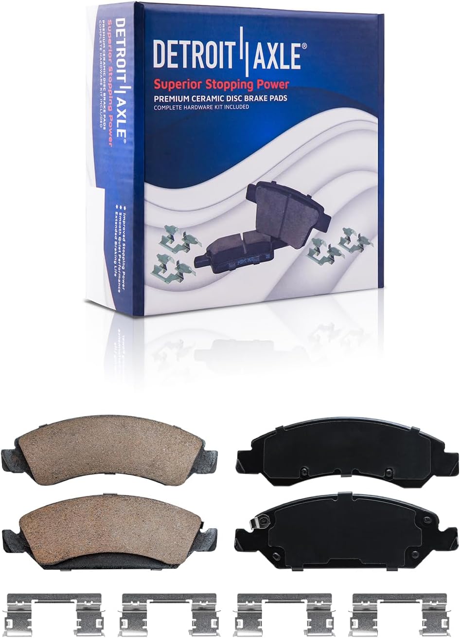 2007-2019 Silverado 1500 Sierra 1500 Tahoe Yukon Escalade Front Ceramic Brake Pads - Detroit Axle