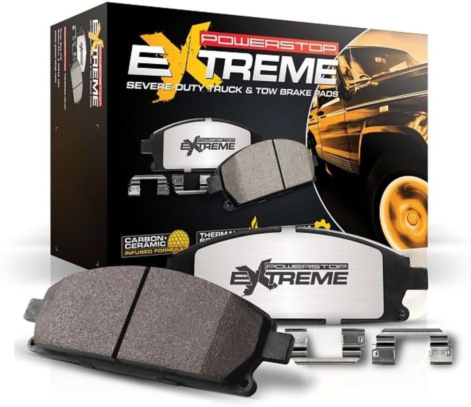 2008-2020 Dodge Grand Caravan Chrysler Town and Country Front Ceramic Brake Pads - Power Stop