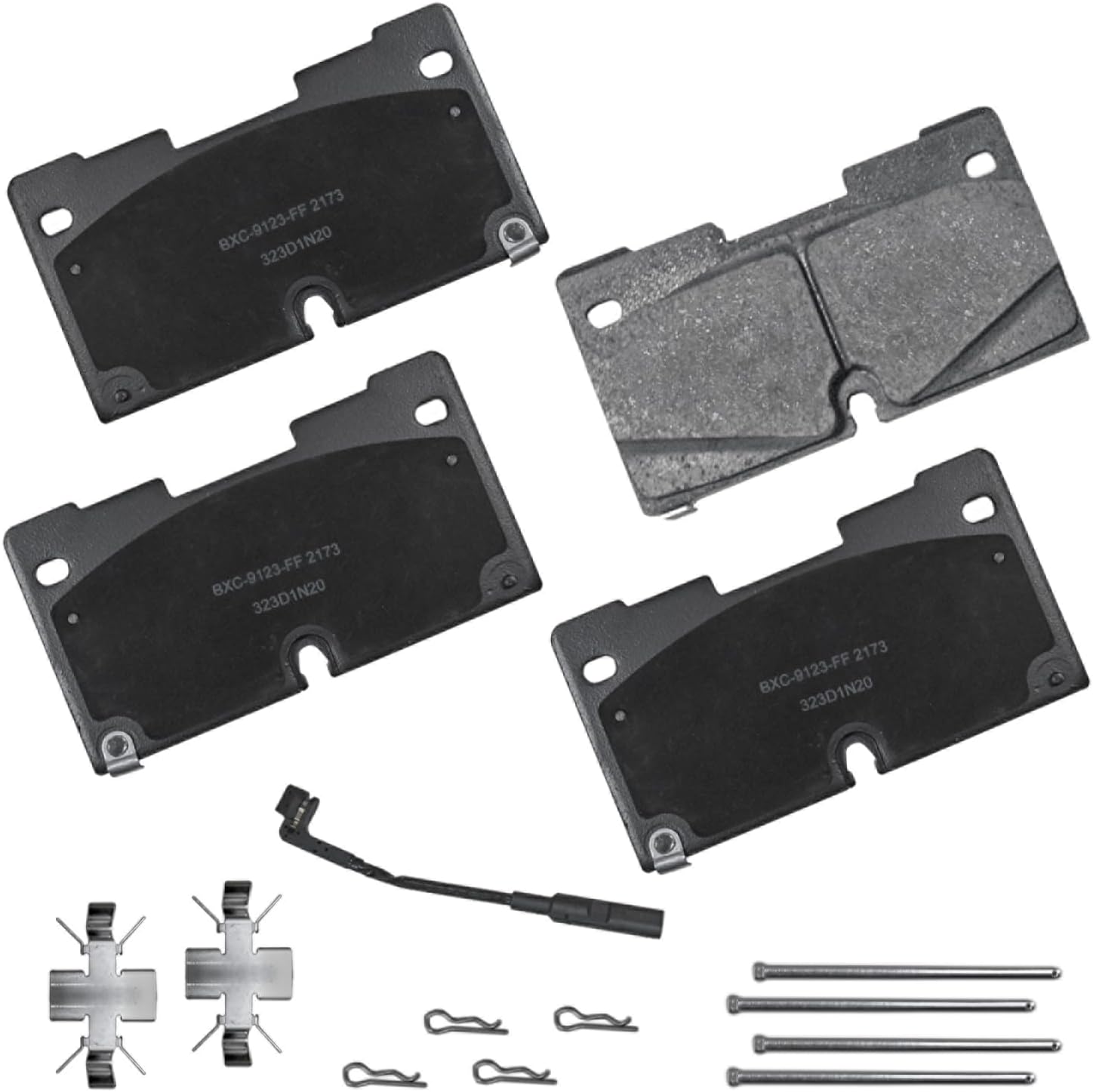 2019-2023 Chevrolet Silverado / GMC Sierra 1500 Front Ceramic Brake Pads - Bendix