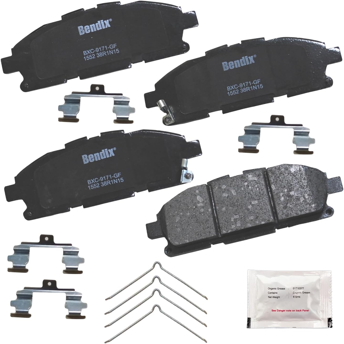2011-2017 Nissan Quest Front Ceramic Brake Pads - Bendix