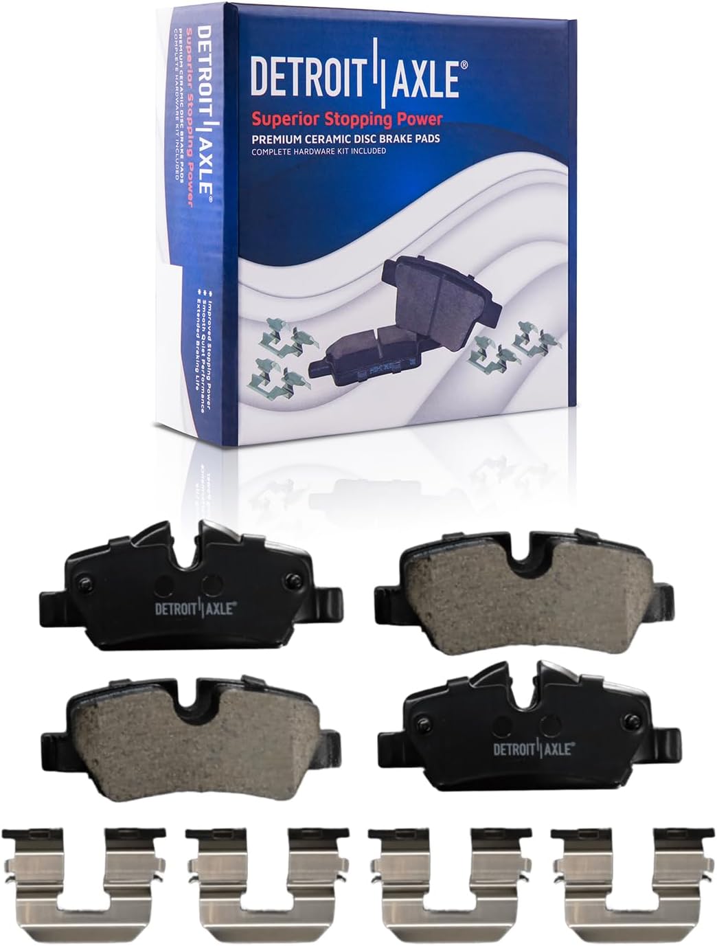2014-2022 Mini Cooper Rear Ceramic Brake Pads - Detroit Axle