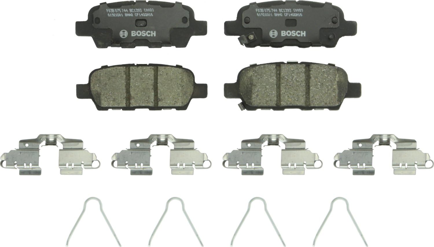 2016-2023 Nissan Maxima / Infiniti Q50 Rear Ceramic Brake Pads - Bosch