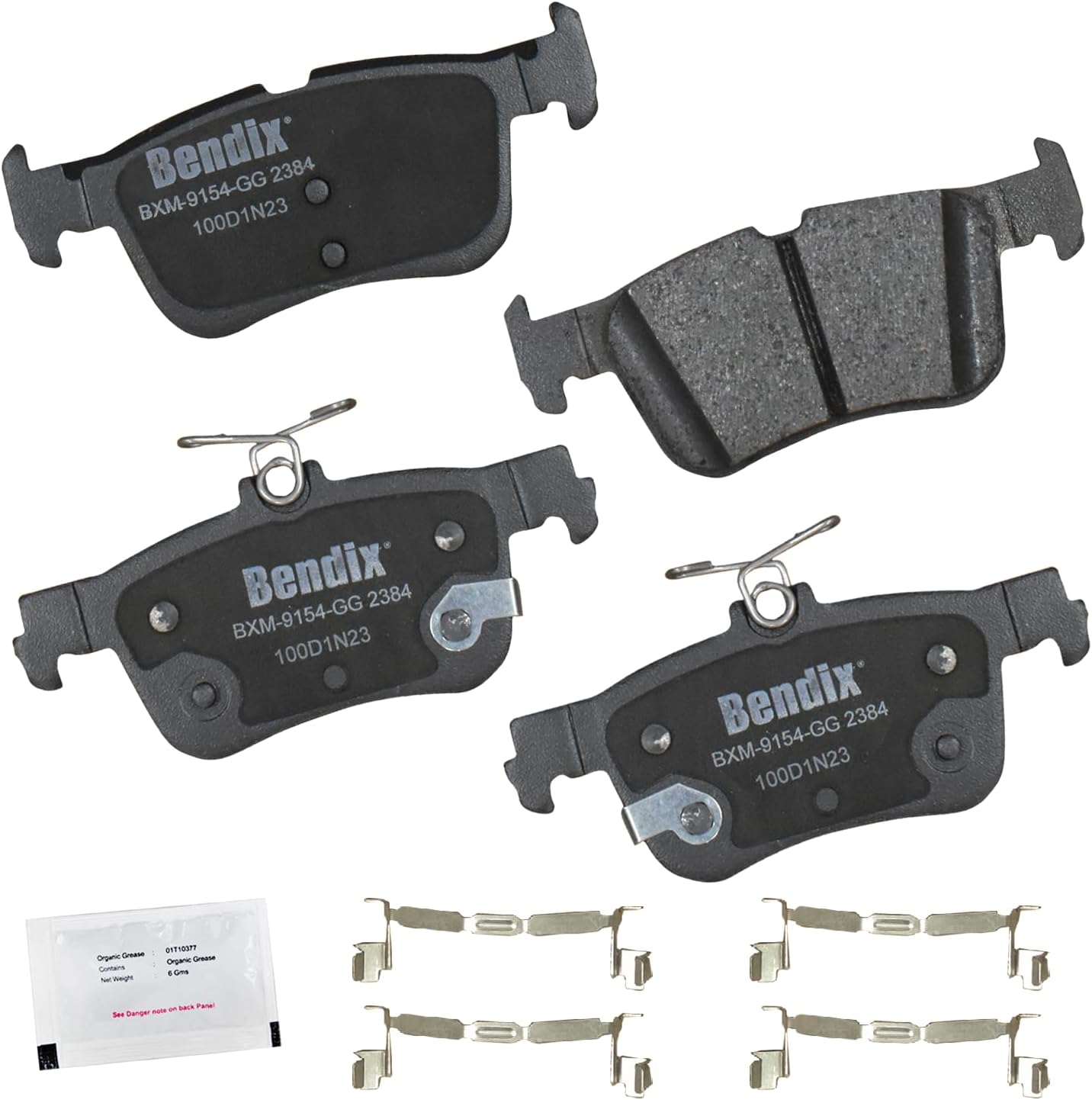 2021-2023 Ford Mustang Mach-E Rear Semi-Metallic Brake Pads - Bendix