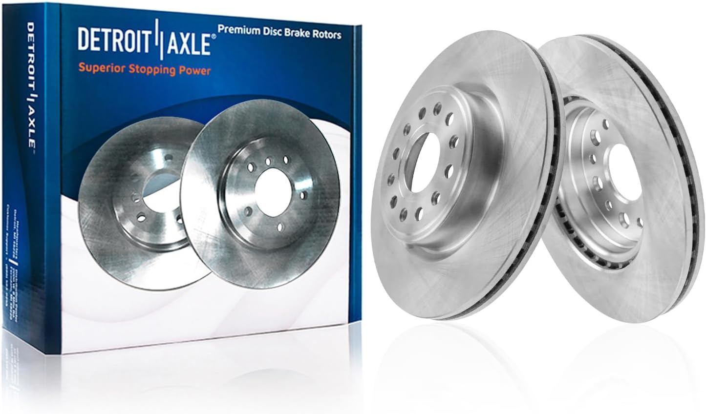 2019-2025 Ram 1500 DT Rear Brake Rotors Pair 14.76 inch 375mm - Detroit Axle 782497