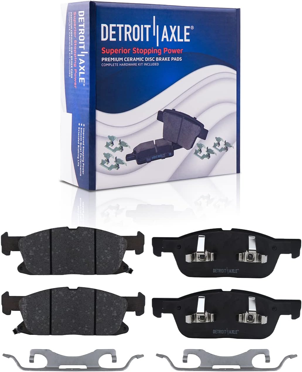 2015-2021 Ford Edge Front Ceramic Brake Pads - Detroit Axle