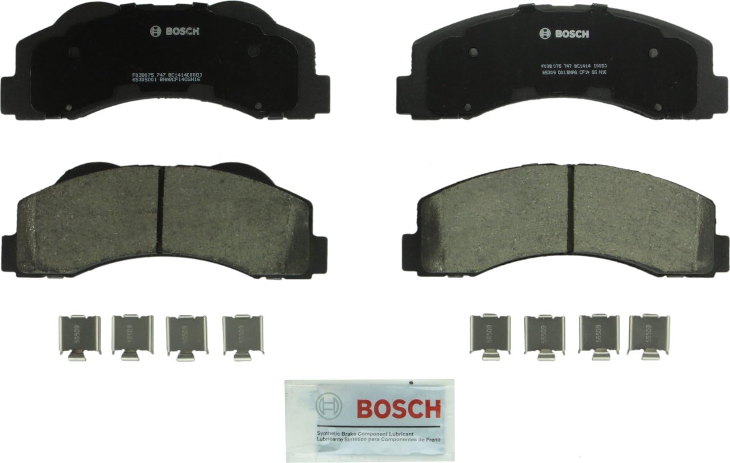 2009-2014 F-150 Front Ceramic Brake Pads - Bosch QuietCast